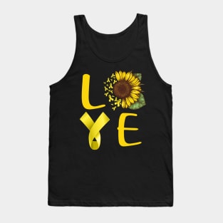 love spina bifida sunflower Tank Top